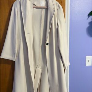 H&M Cream Trench Coat for Women